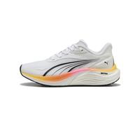 PUMA Womens Electrify Nitro 4 Running Sneakers Shoes, Puma White-sun Stream-poison Pink, 6.5