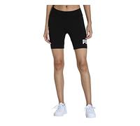 PUMA Women's Ess 7" Logo Short Leggings Tights, Puma Black, L