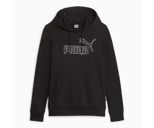 Puma Womens ESS+ Animal Hoodie Colour: Black, Size: Extra Large