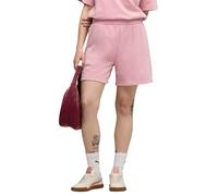 PUMA Women's Ess Elevated Wash High-Waist Shorts 5" Tr Knitted Shorts