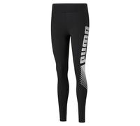 PUMA Women's Ess Graphic Leggings Tights, Puma Black, S UK