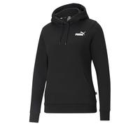 PUMA Womens Essentials Small Logo Hoodie Black Size S
