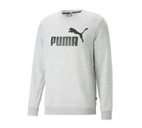 Puma Women's ESS Logo Sweatshirt - Light Grey Heather - XS - Light Grey Heather - 100% Polyester
