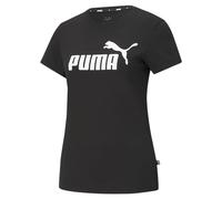 Puma Womens Essentials Logo T-Shirt for women - Black Cotton - Size Medium
