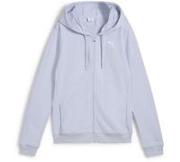 Puma Womens Essential Full Zip Tech Fleece Hoodie in Cool Weather - Blue - Size 14 UK