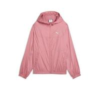 Puma Womens Essential Relaxed Windbreaker, Pink, Size L, Women Pink