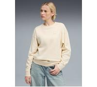 PUMA Women's Essentials Elevated Comfort Crew - No Dye - XL - White