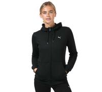 Puma Womens Essentials Full Zip Hoody in Black Cotton - Size 6 UK
