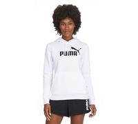PUMA Women's Essentials Logo Fleece Hoodie (Available in Plus Sizes) Sweatshirt, White, XL
