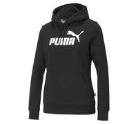 PUMA Women's Essentials Logo Fleece Hoodie Sweatshirt, Black, Large