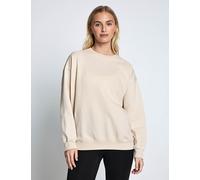 PUMA Women's Essentials Oversized Crew - Alpine Snow - White - Size: Large