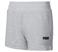 Puma Womens Essentials Sweat Shorts - Grey Cotton - Size Medium