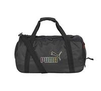 PUMA Women's Evercat No. 1 Logo Duffel Bag, Black/Pink, One Size
