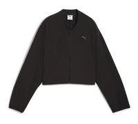 Puma Womens Fashion Jacket Outerwear Sweatshirt Cropped Sweater