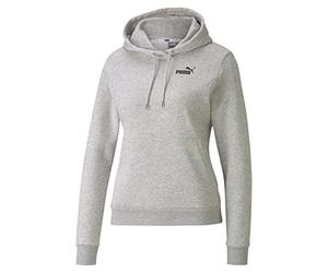 PUMA Womens Fleece OTH Hoodie L.Grey Heath 12 (M)