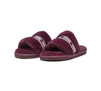 PUMA Women's Fluff Slide Sandal, Dark Jasper-Warm White, 8 UK