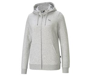 Puma Womens Full Zip Hoodie Grey. Small logo, Various Sizes