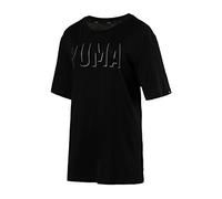 Puma Women's FUSION Elongated T-shirt - Cotton Black, X-Smallmallmallmall