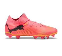 PUMA Women's Future 7 Match Firm, Artificial Ground Soccer Cleats Sneaker, Sunset Glow Black-Sun Stream, 7.5 UK