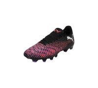 PUMA Women's Future 8 Play Firm Ground/Artifical Ground Football Boots, PUMA Black-PUMA White-Glowing Red, 8.5 UK