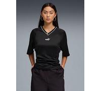 Puma Womens Future Archive Fitted Waist Football Jersey, Black, Size S, Women Black