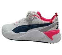 PUMA Womens GS-X Efekt Waterproof Spikeless Golf Shoes, Female, White/inky blue/ravish, 7 | American Golf