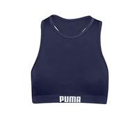 Puma Racerback Bikini Top Navy Blue Women - L
