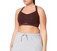 PUMA Women's High Support Active Bra, Red Combo, 32C/D