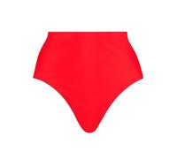 Puma Women's High Waist Brief Bikini Bottoms, red, M