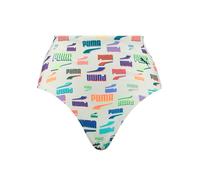Puma Womens High Waisted Printed Bikini Bottoms