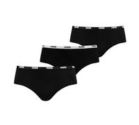 PUMA Hipster Panties Women's Underwear 3 Pack, Black, size Small