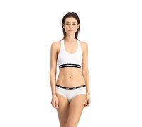 PUMA Women's Hipster, White/White, M (Pack of 2)