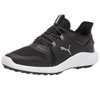 PUMA Women's Ignite Fasten8 Golf Shoe, Black White, 7 UK