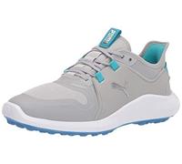 PUMA Women's Ignite Fasten8 Golf Shoe, High Rise Puma Silver Scuba Blue, 4 UK