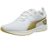 Puma Ignite XT v2 Gold Low Lace Up Womens Trainers Running Shoes 188987 01 - White Textile - Size UK 3.5