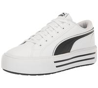 PUMA Women's Kaia 2.0 Sneaker, White/Black, 8 UK
