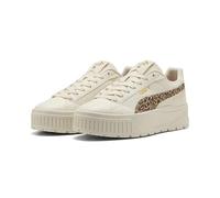 PUMA Karmen II Animal Flair Sneakers Women, Alpine Snow/Toasted Almond, size 5.5
