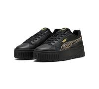 PUMA Women's Karmen II Animal Flair Sneaker, Black-Dusky Gray, 5 UK