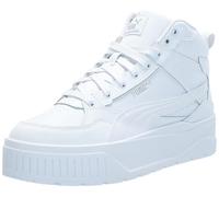 PUMA Women's Karmen II Idol Mid Shoes, White-Silver, 7.5, 5 UK
