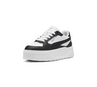 Puma Women's Karmen II Idol Sneaker, Puma White-Puma Black-Puma Silver, 10