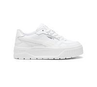 PUMA Women's Karmen Ii Idol Sneaker, Puma White-puma White-puma Silver, 4.5 UK