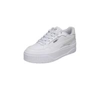 PUMA Women's Karmen II Idol Sneaker, White White Silver, 3.5 UK