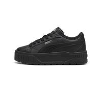 Puma Women's Karmen II L Sneaker, Black Black Silver, 6 UK
