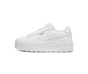 PUMA Womens Karmen II Leather Sneakers White Size UK 3