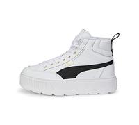 PUMA Women's Karmen MID Sneaker, White Black, 4 UK