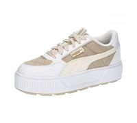 PUMA Women's Karmen Rebelle Van Life Sneaker, Granola-Alpine Snow White, 7.5 UK