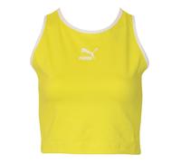 Puma Womens/Ladies Classics Cropped TankL Blazing Yellow 949