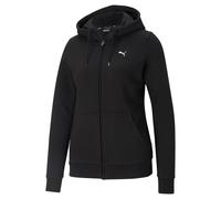 Puma Womens/Ladies Logo Full Zip Hoodie (Black) - Size X-Small