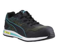 (4 UK, Black/Blue) Puma Womens/Ladies Vivid Green Heart Low Trainers