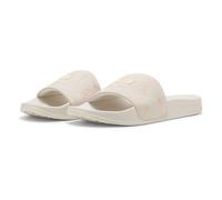 PUMA Women's Leadcat 2.0 Crafted Flowers Slide Sandal, Warm White-Almost Apricot-Brandy, 4 UK